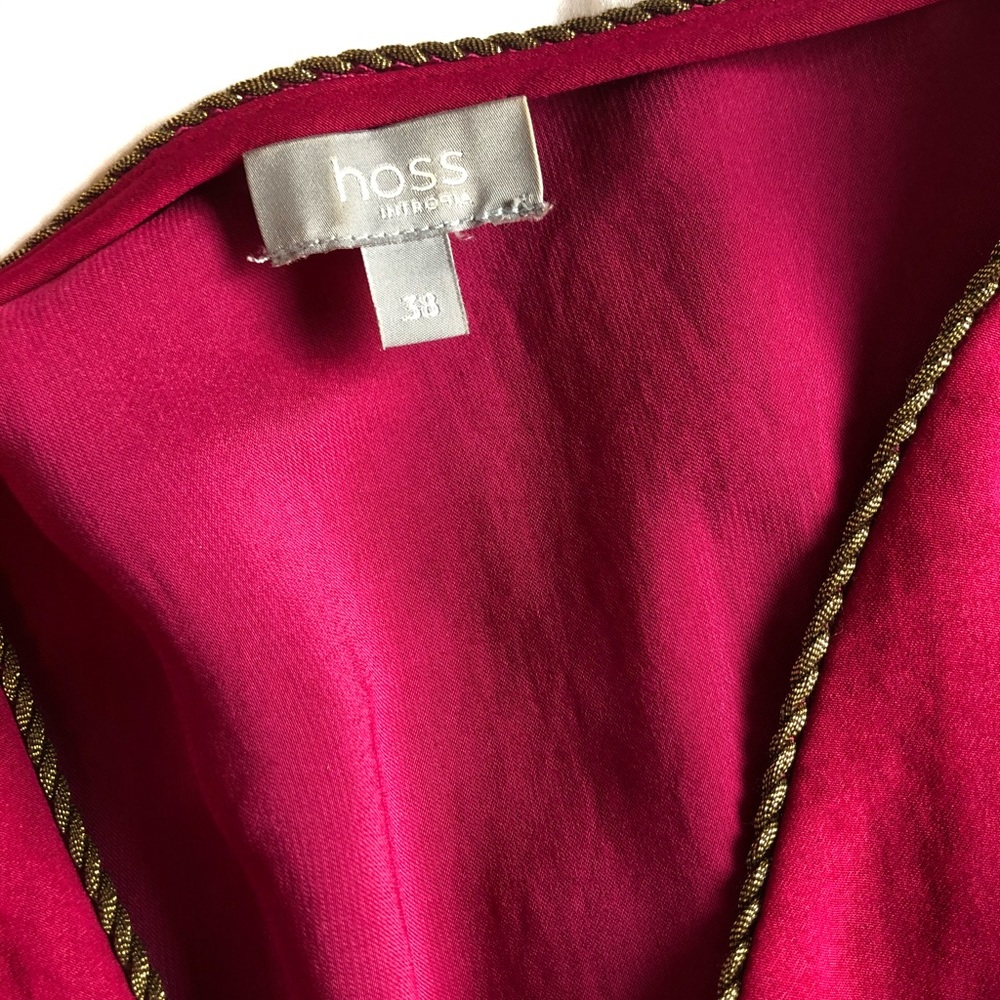 Berry Pink Silk Dress